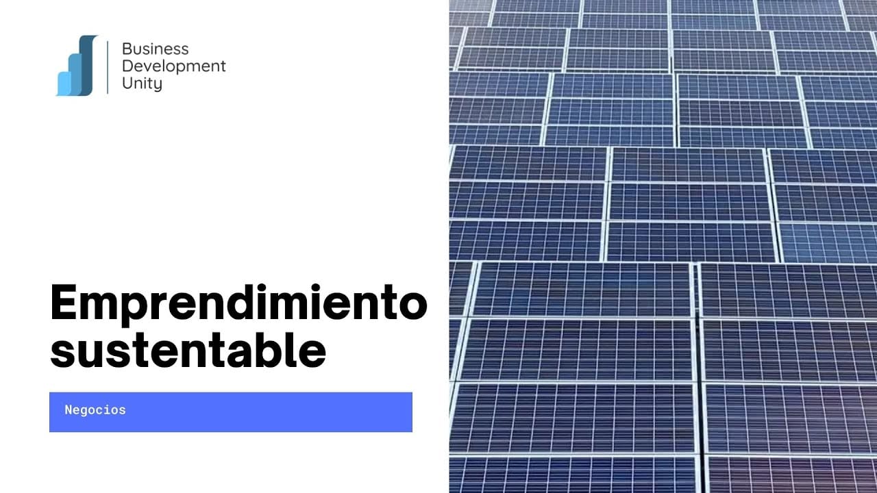 emprendimiento sustentable