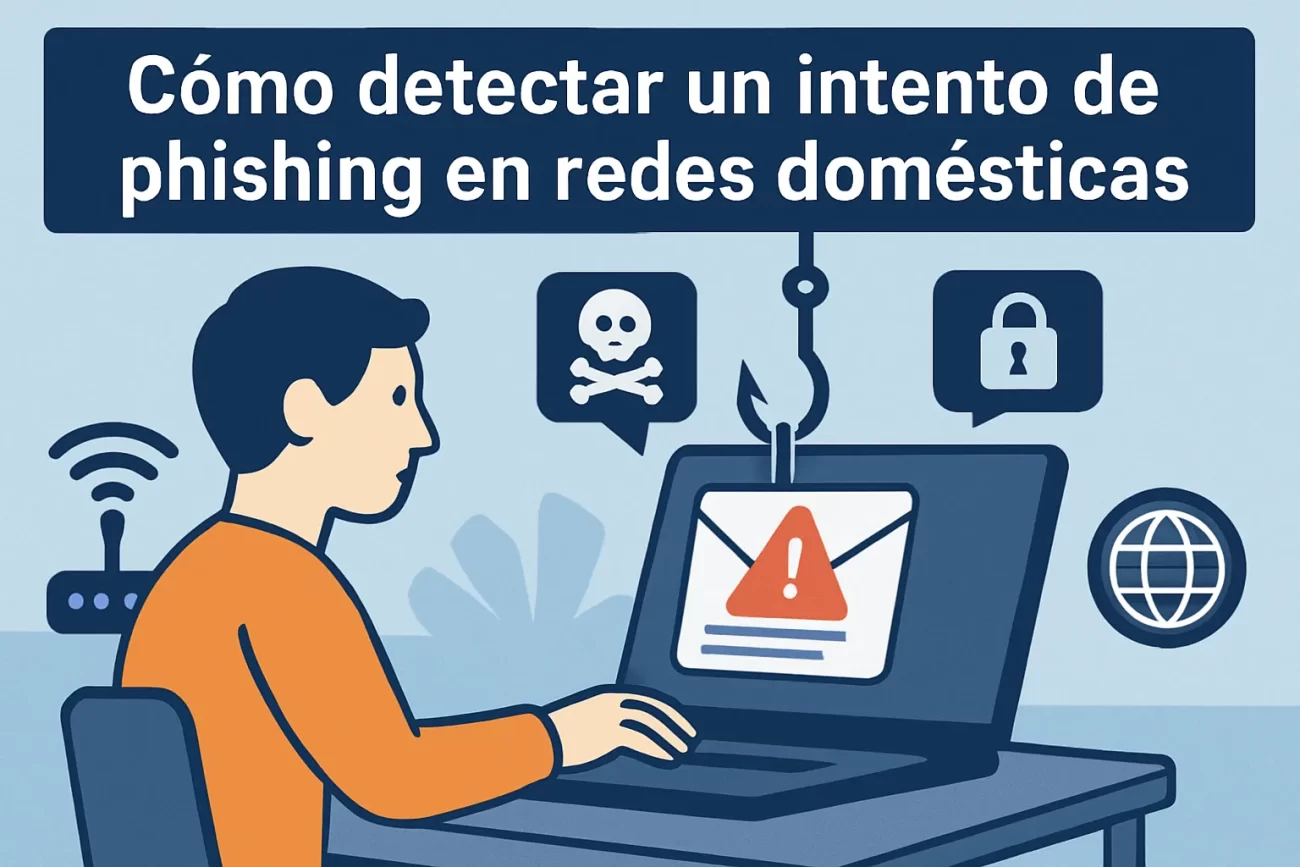 cómo detectar un intento de phishing en redes domésticas