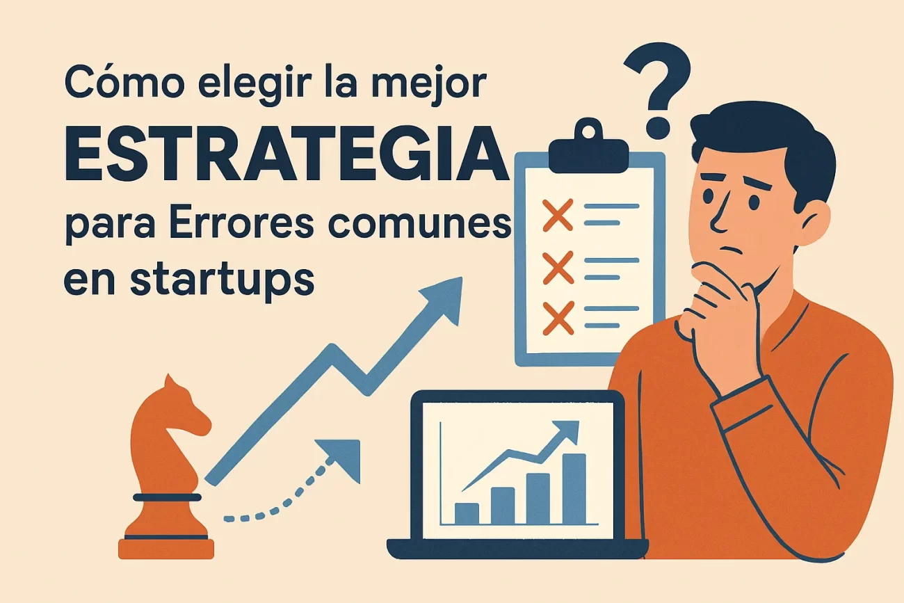 como-elegir-la-mejor-estrategia-para-Errores-comunes-en-startups | 49k Noticias cómo elegir la mejor estrategia para Errores comunes en startups