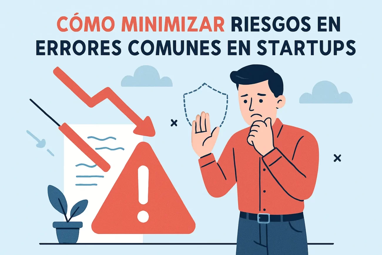 cómo minimizar riesgos en Errores comunes en startups