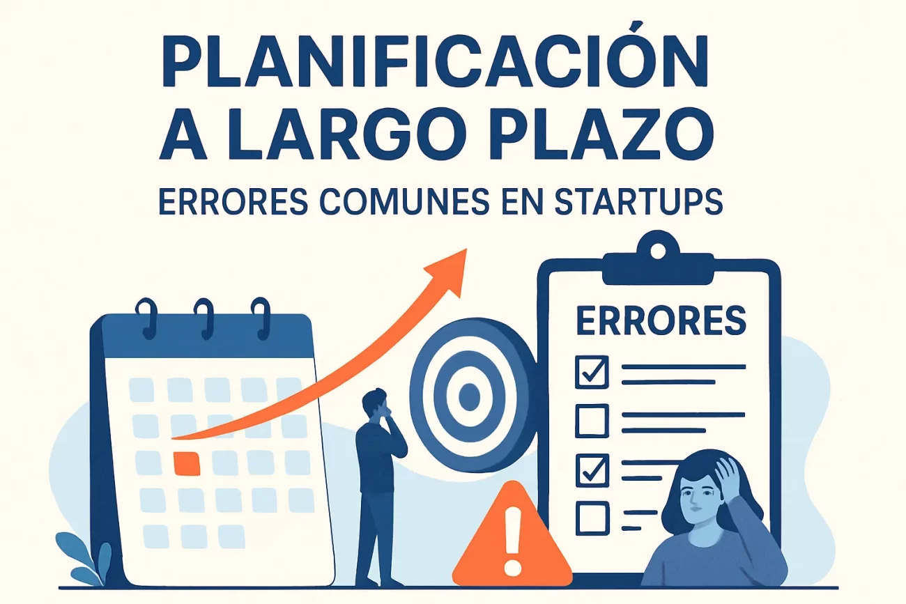 planificación a largo plazo con Errores comunes en startups