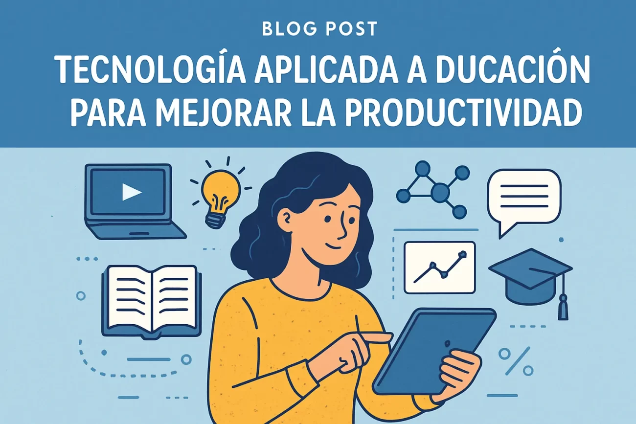 tecnología aplicada a la educación para mejorar la productividad