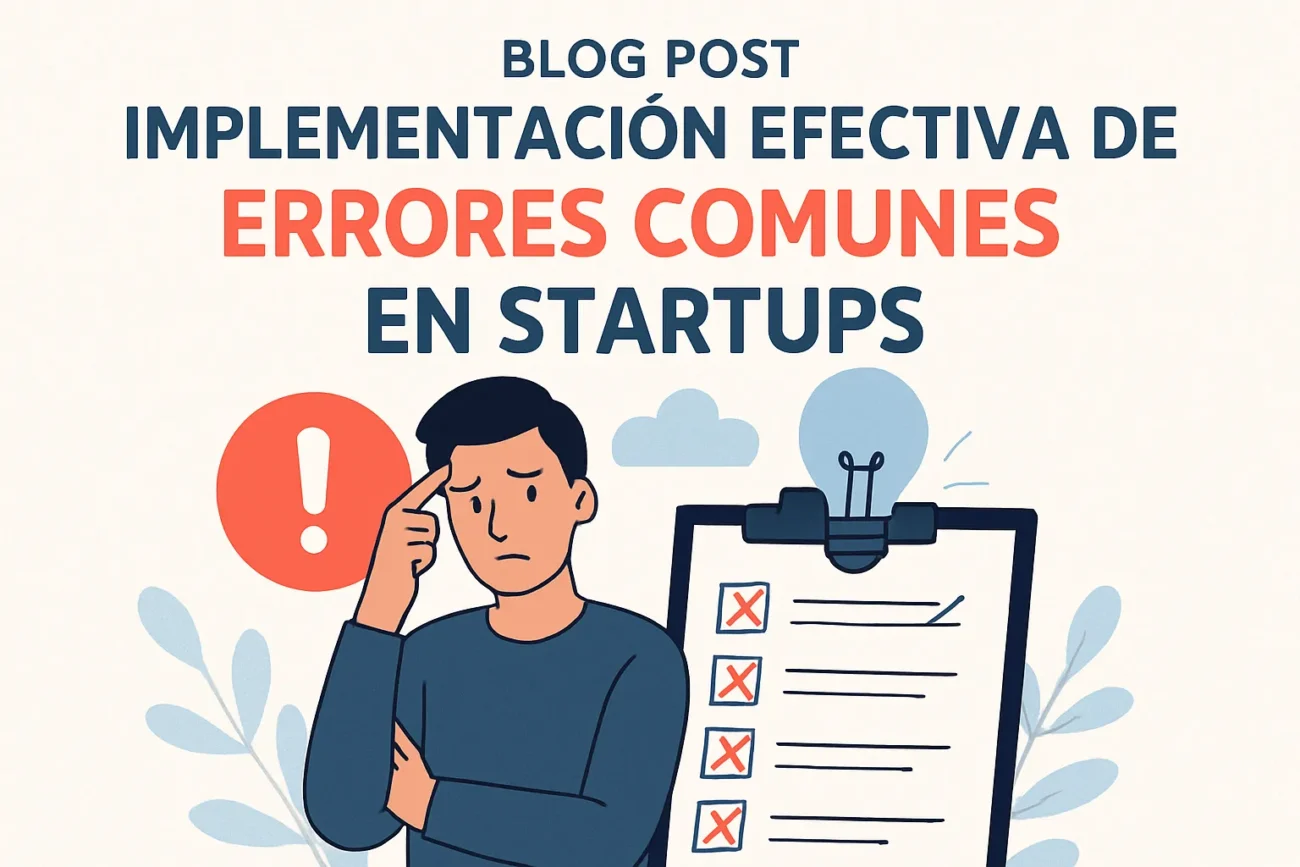 implementación efectiva de Errores comunes en startups