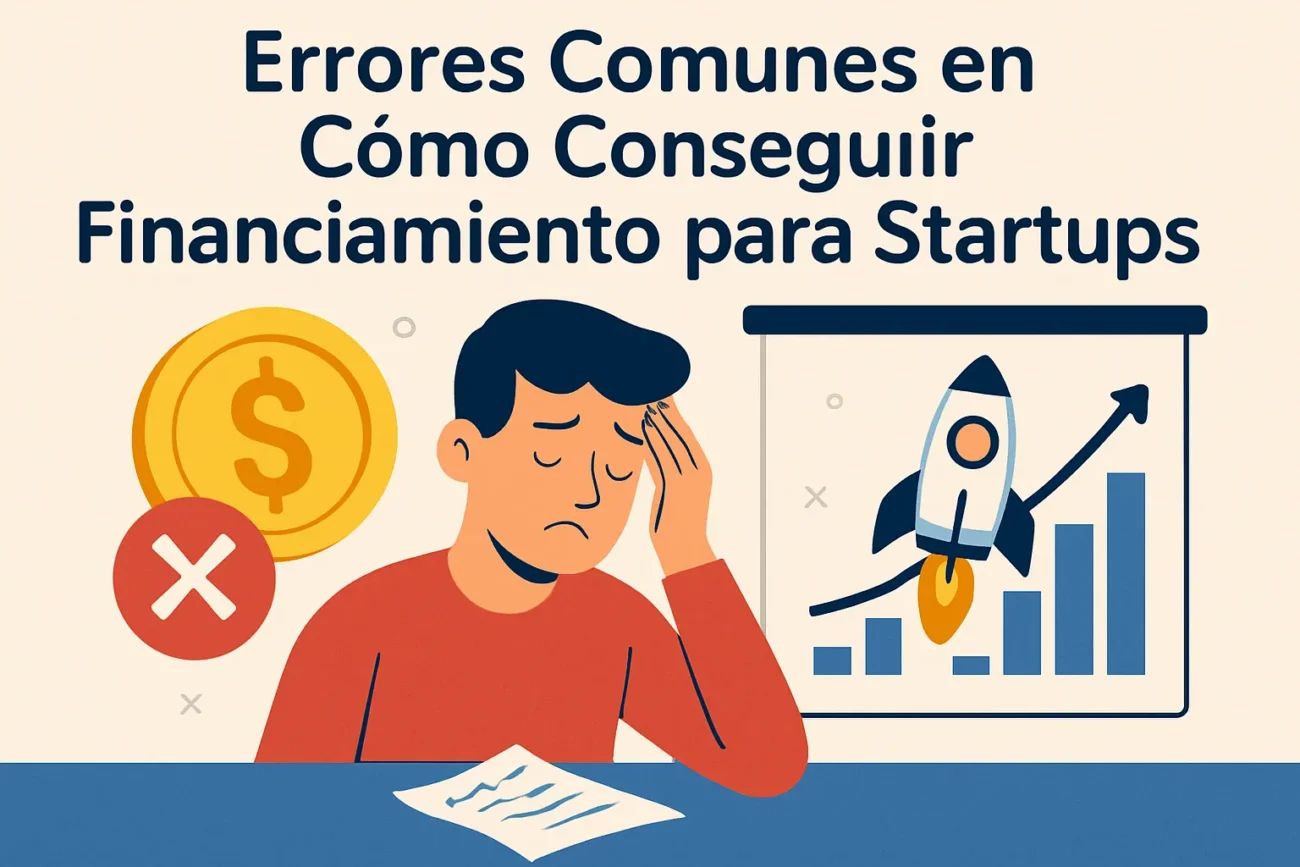 errores comunes en Cómo conseguir financiamiento para startups
