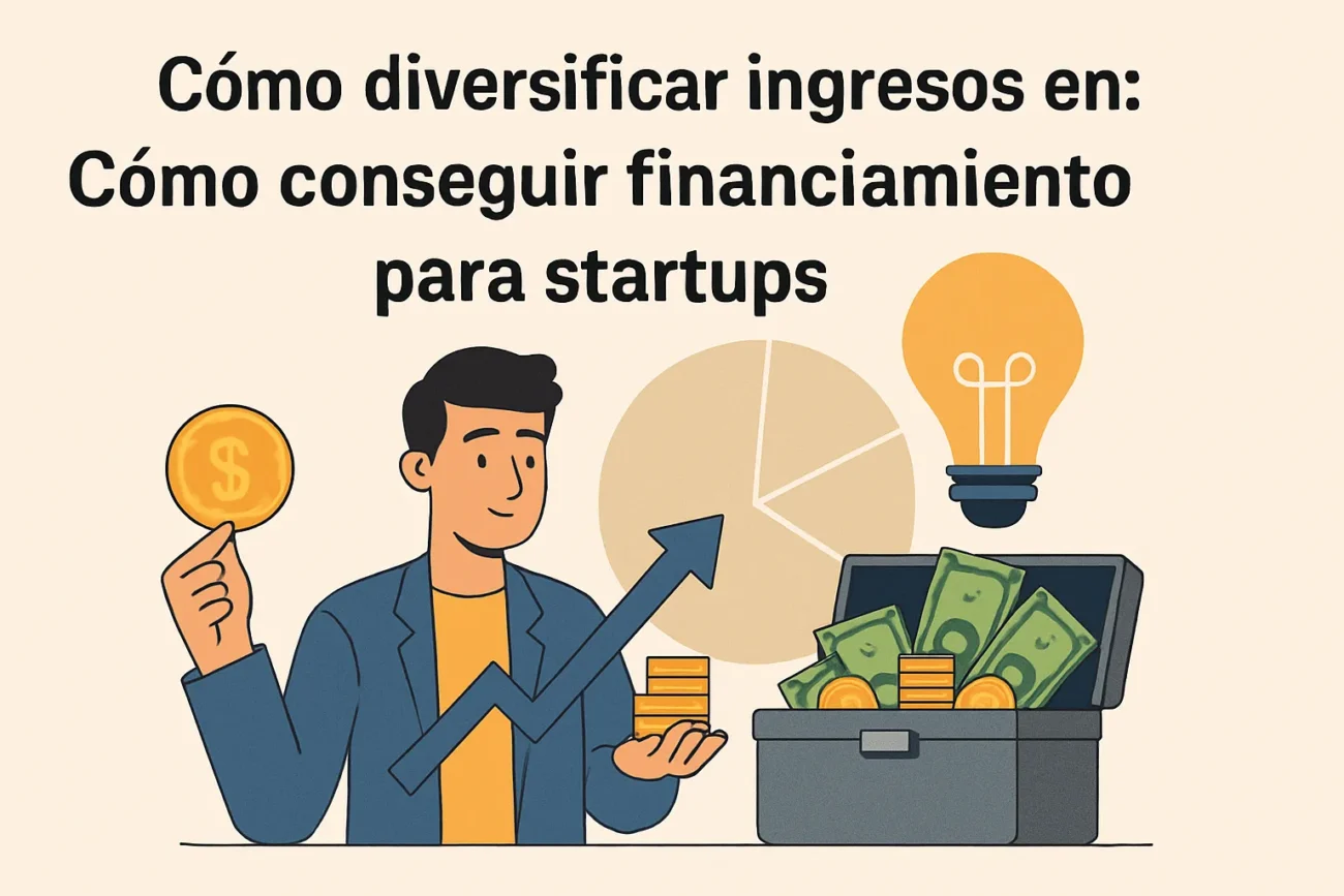 cómo diversificar ingresos en Cómo conseguir financiamiento para startups