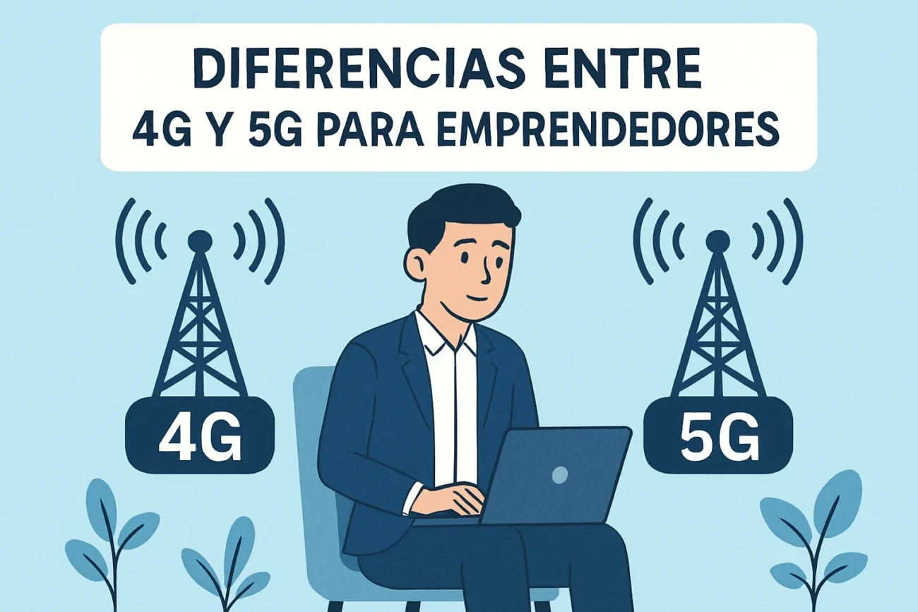 diferencias entre 4G y 5G para emprendedores