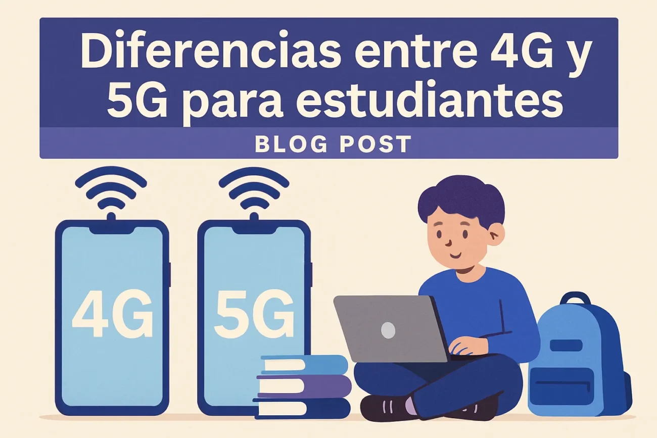 diferencias entre 4G y 5G para estudiantes