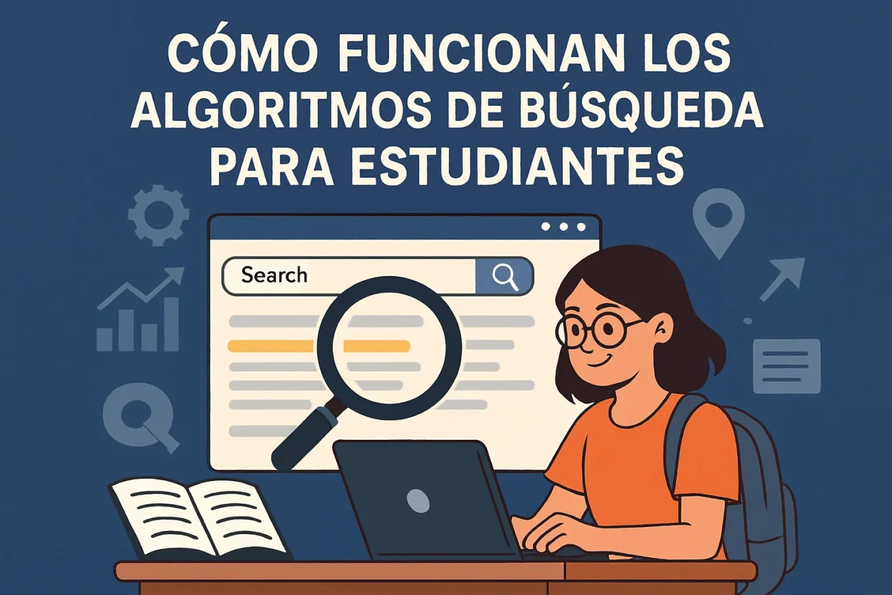 cómo funcionan los algoritmos de búsqueda para estudiantes
