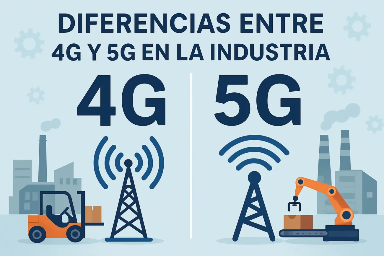 diferencias-entre-4G-y-5G-en-la-industria | 49k Noticias diferencias entre 4G y 5G en la industria