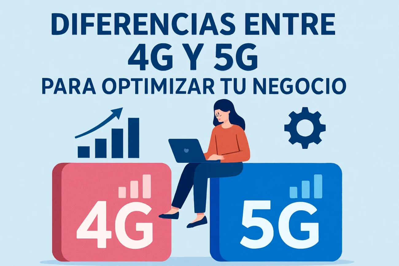 diferencias entre 4G y 5G para optimizar tu negocio