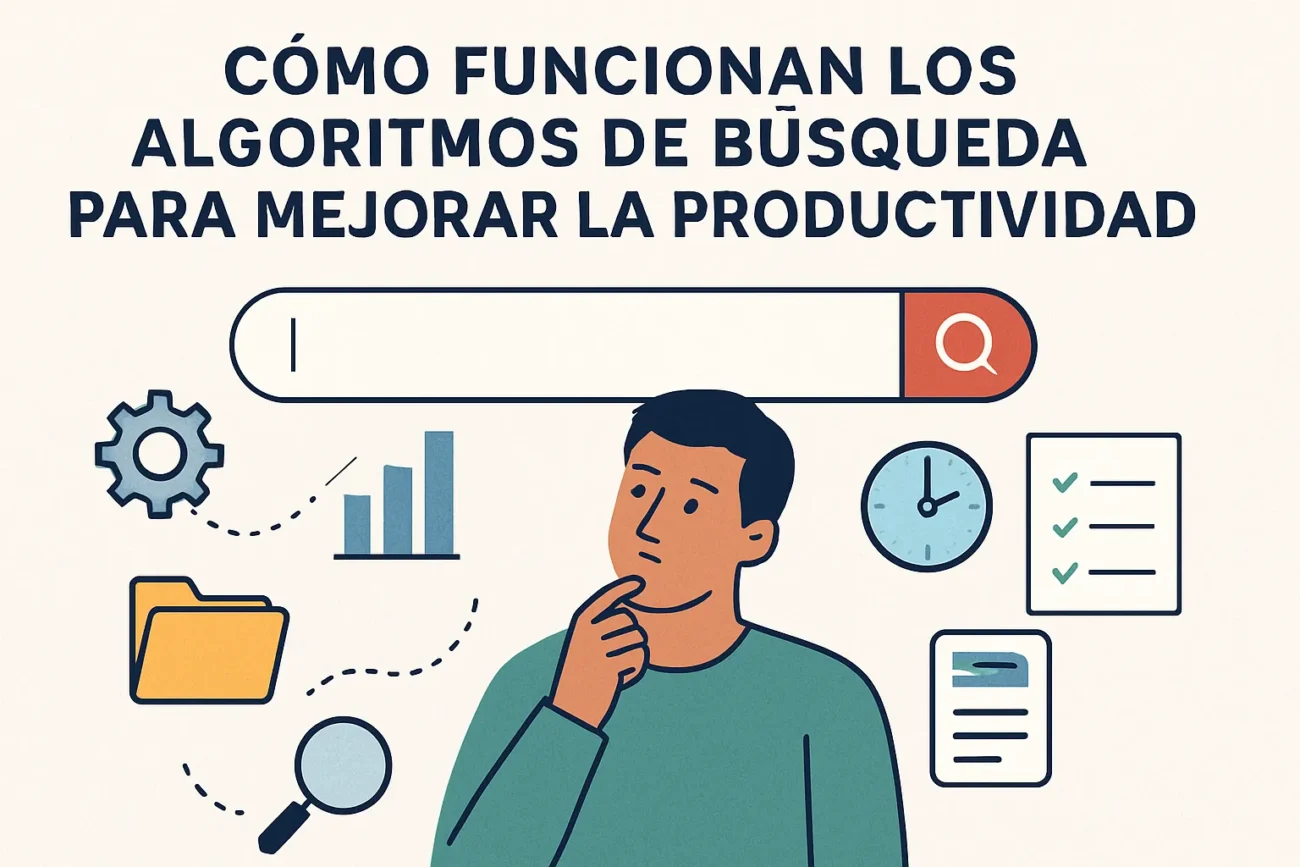 cómo funcionan los algoritmos de búsqueda para mejorar la productividad