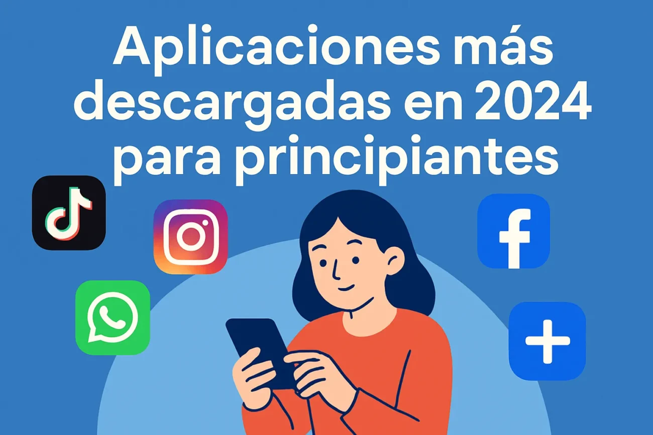 aplicaciones más descargadas en 2024 para principiantes