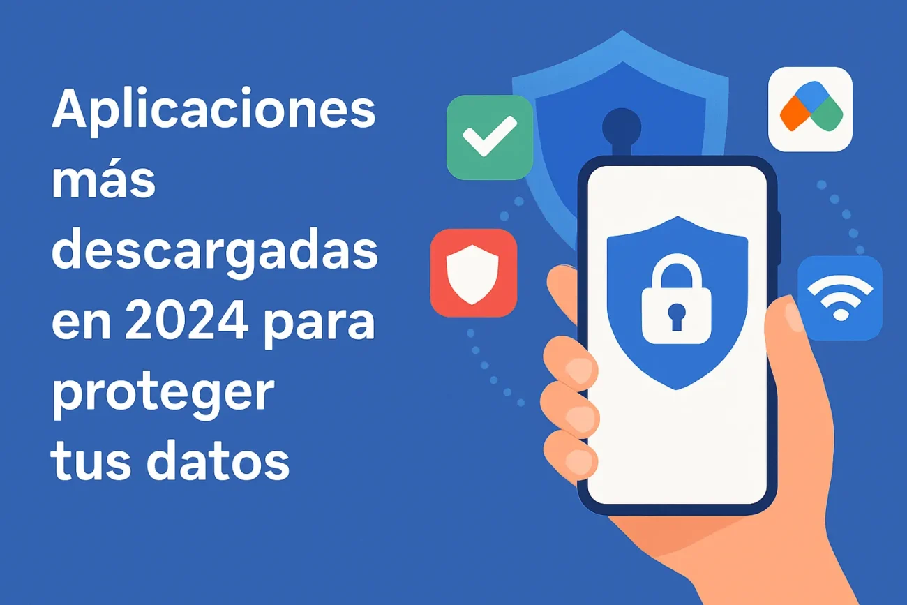 aplicaciones más descargadas en 2024 para proteger tus datos