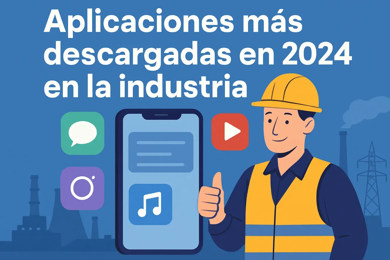 aplicaciones más descargadas en 2024 en la industria
