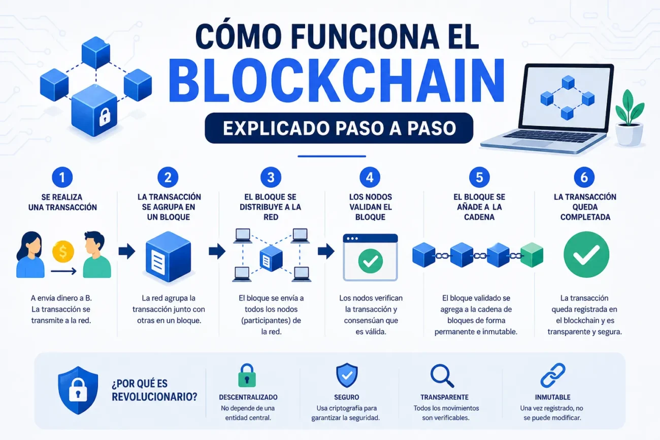 como-funciona-el-blockchain-explicado-paso-a-paso | 49k Noticias cómo funciona el blockchain explicado paso a paso