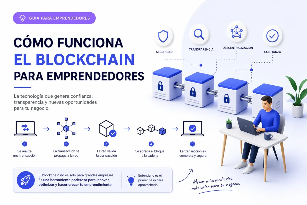 cómo funciona el blockchain para emprendedores