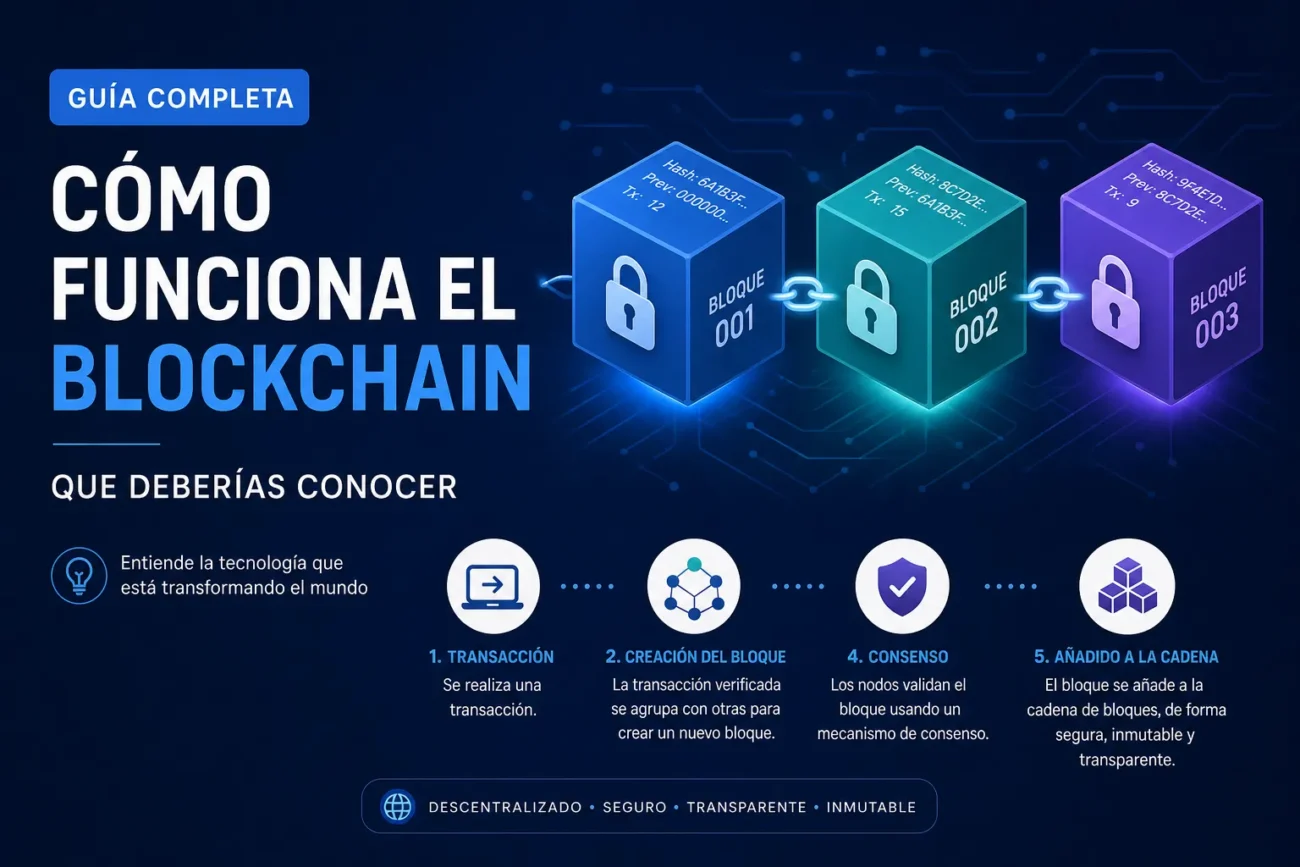 cómo funciona el blockchain que deberías conocer
