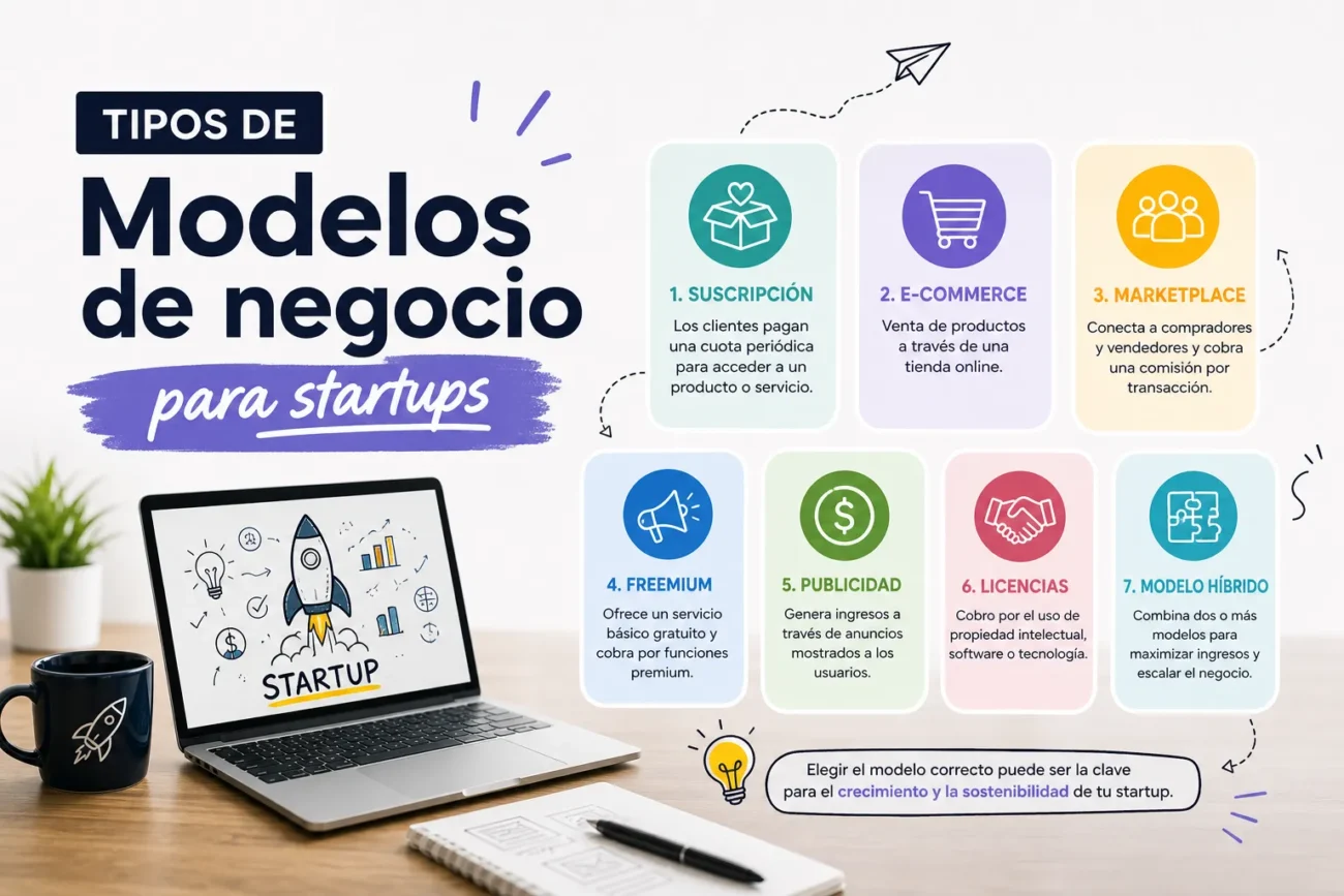 tipos-de-Modelos-de-negocio-para-startups | 49k Noticias tipos de Modelos de negocio para startups