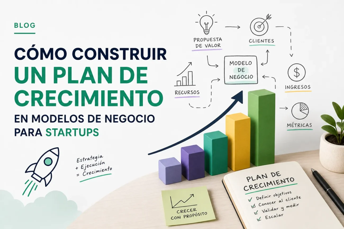 cómo construir un plan de crecimiento en Modelos de negocio para startups